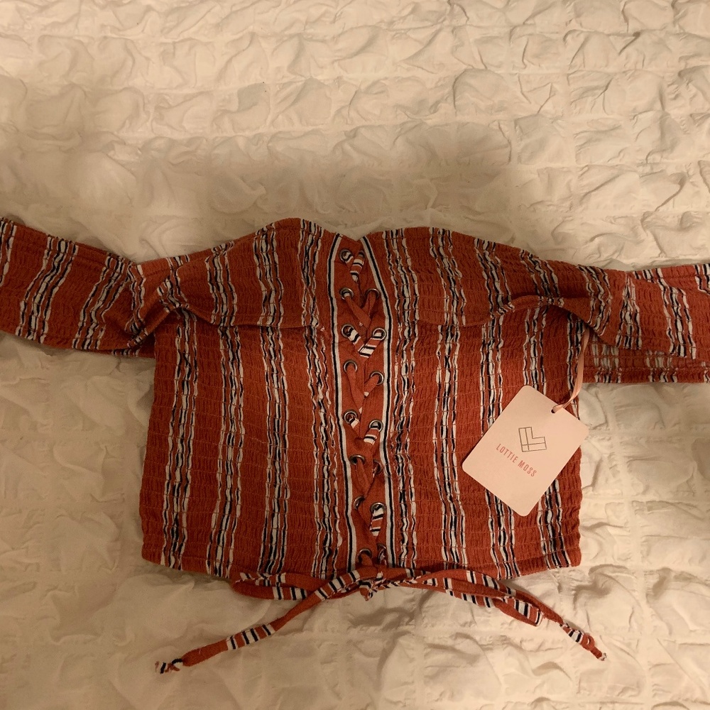 Off the Shoulder Top - Lottie Moss